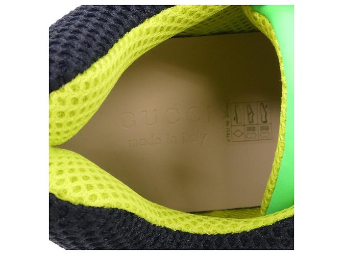 Sneakers Gucci Nero Verde - vista 6