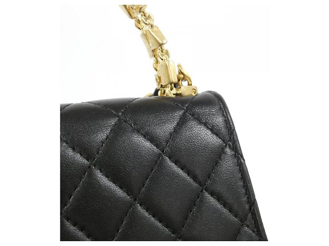 Chanel AP2944 Clutch con catena in agnello Nero - vista 5