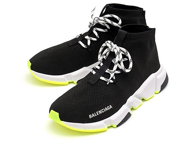 Balenciaga Sneakers Speed Raceup da uomo Bianco - vista 3