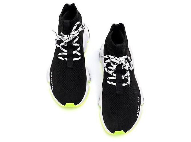 Balenciaga Sneakers Speed Raceup da uomo Bianco - vista 4