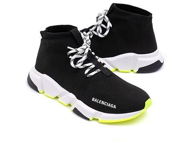 Balenciaga Sneakers Speed Raceup da uomo Bianco - vista 5