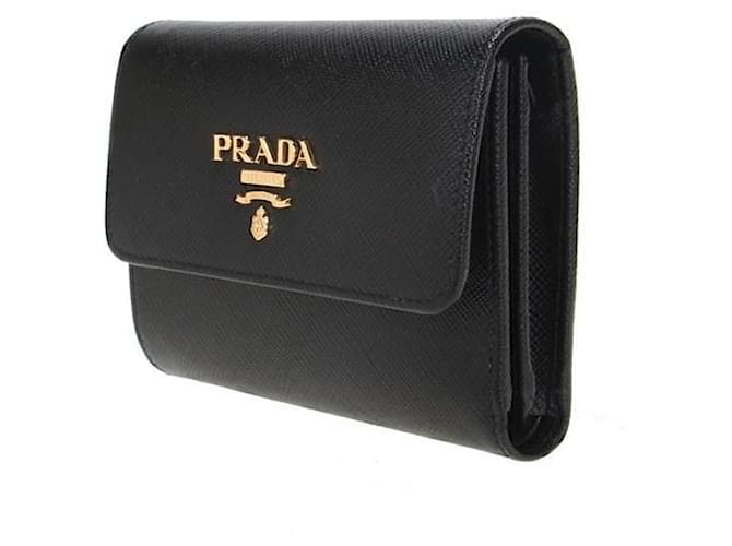 Prada Cartera Saffiano Negro - vista 2