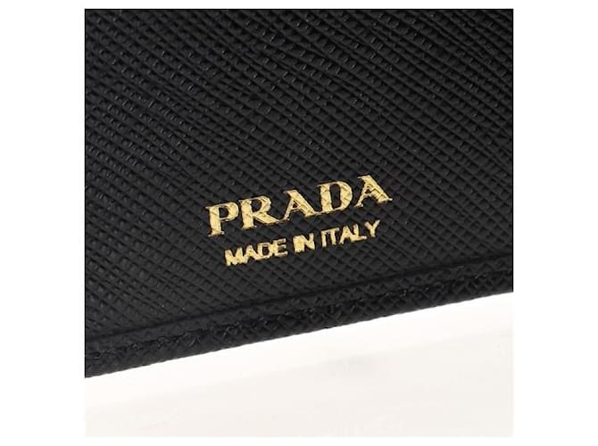 Prada Cartera Saffiano Negro - vista 8
