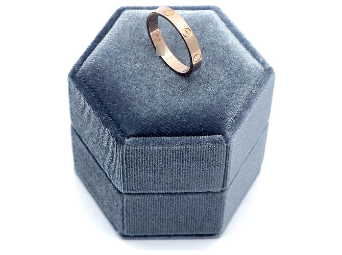 Cartier Love Ring Small Model Size Pink Gold - view 13