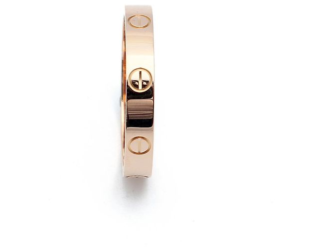 Cartier Love Ring Small Model Size Pink Gold - view 7