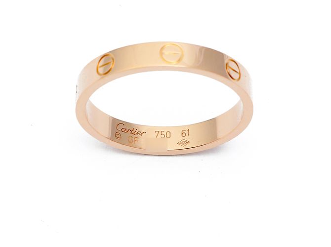 Cartier Love Ring Small Model Size Pink Gold - view 8