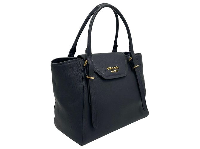 Prada Borsa Tote e Borsa a Spalla Bitelogrein Flap Nero - vista 2