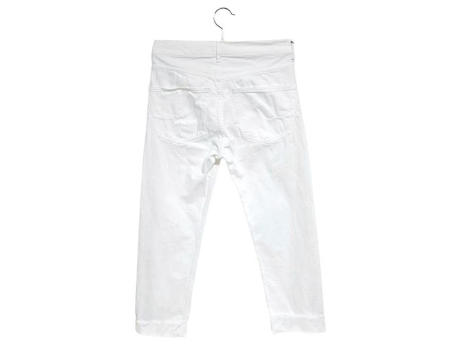 Dior Pantalones vaqueros boyfriend para mujer Blanco - vista 2