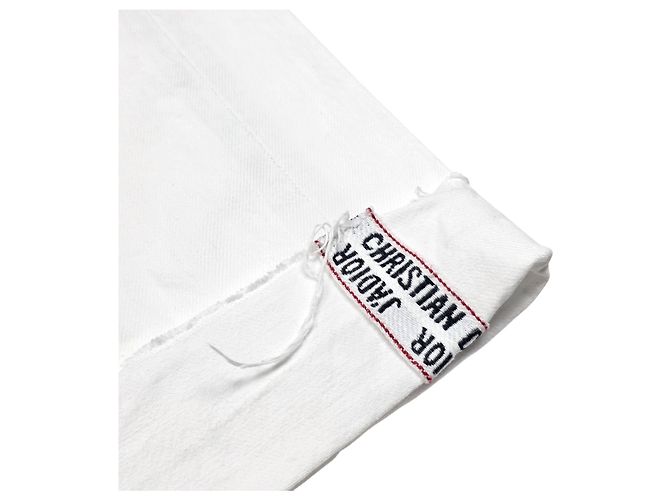 Dior Pantalones vaqueros boyfriend para mujer Blanco - vista 3