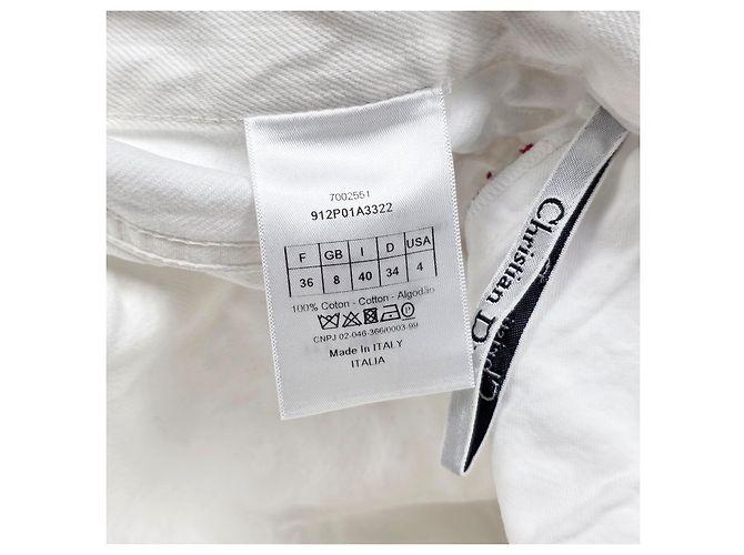 Dior Pantalones vaqueros boyfriend para mujer Blanco - vista 5