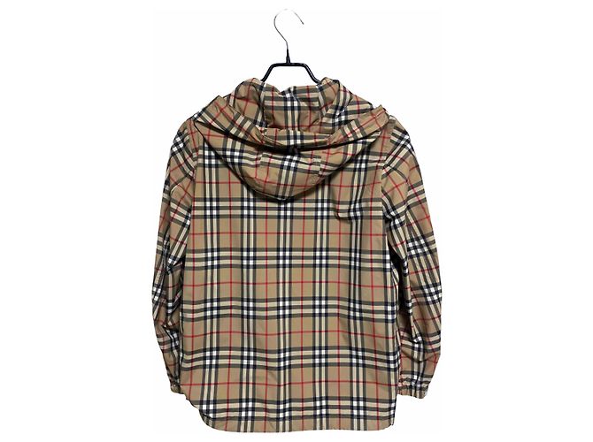 Burberry Giacca a vento Nova Check Marrone - vista 2