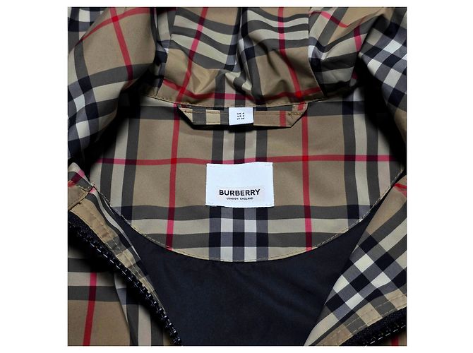 Burberry Giacca a vento Nova Check Marrone - vista 4