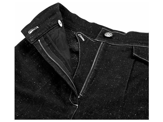 Chanel Pantalones con costuras para mujer Negro - vista 6