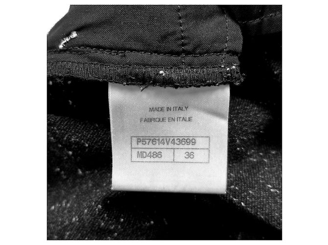 Chanel Pantalones con costuras para mujer Negro - vista 8