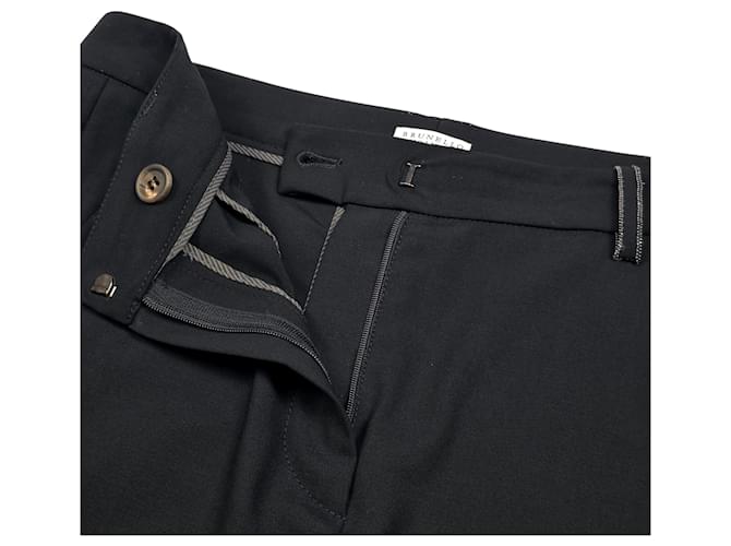 Brunello Cucinelli Pantalones para mujer Negro - vista 3