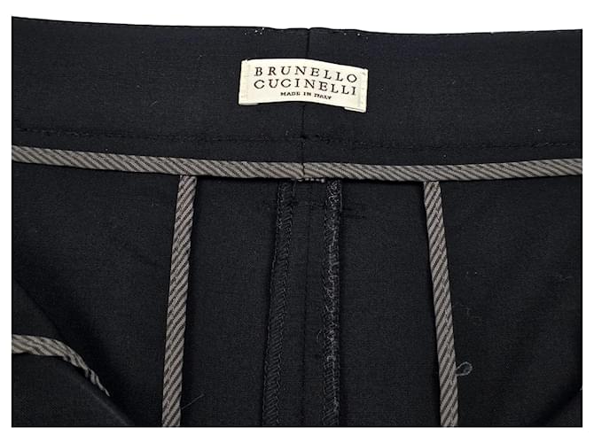 Brunello Cucinelli Pantalones para mujer Negro - vista 4