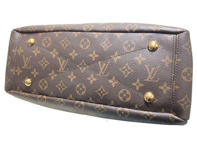 Louis Vuitton Borsa Tote Palace MM Shoulder Bag Marrone Lime Giallo - vista 5