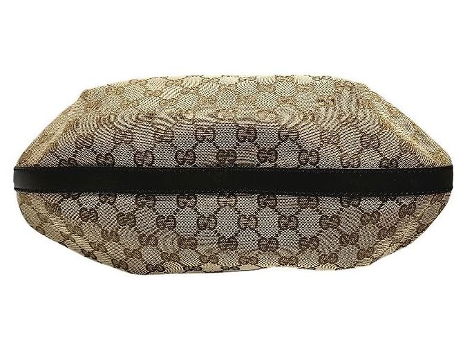 Gucci Borsa tote in jacquard GG Marrone - vista 4