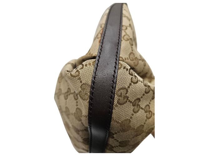 Gucci Borsa tote in jacquard GG Marrone - vista 6