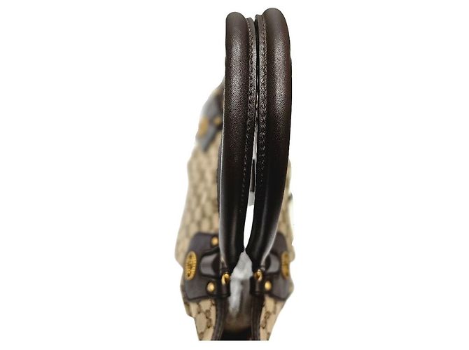 Gucci Borsa tote in jacquard GG Marrone - vista 7