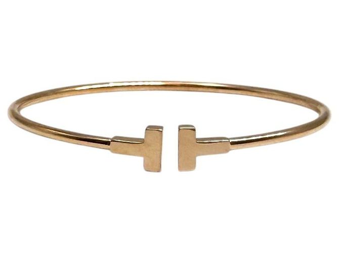 Tiffany & Co Bracciale sottile in filo oro rosa - vista 2