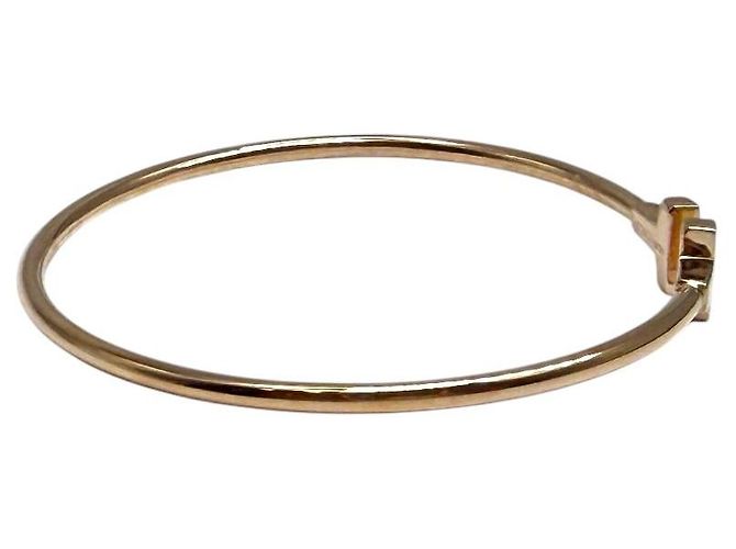 Tiffany & Co Bracciale sottile in filo oro rosa - vista 5