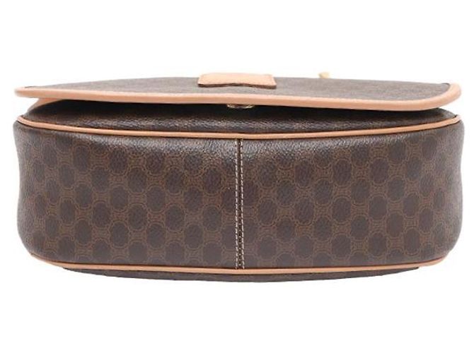 Céline Borsa a tracolla e borsa crossbody in tela Macadam Marrone - vista 7