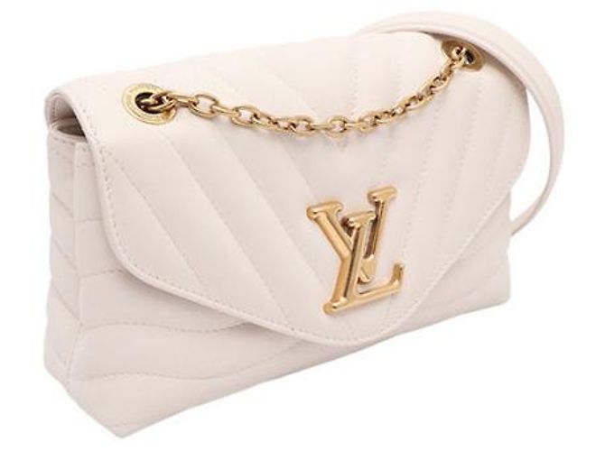 Louis Vuitton Borsa a Spalla e Borsa a Tracolla New Wave Chain Bianco - vista 10