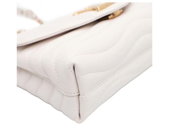 Louis Vuitton Borsa a Spalla e Borsa a Tracolla New Wave Chain Bianco - vista 13