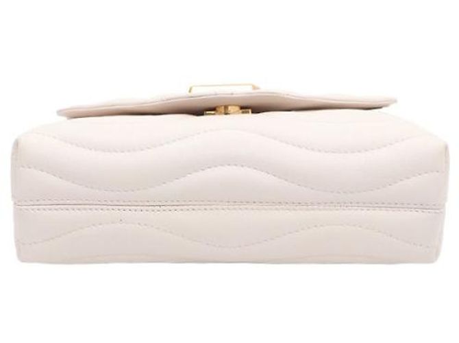 Louis Vuitton Borsa a Spalla e Borsa a Tracolla New Wave Chain Bianco - vista 14