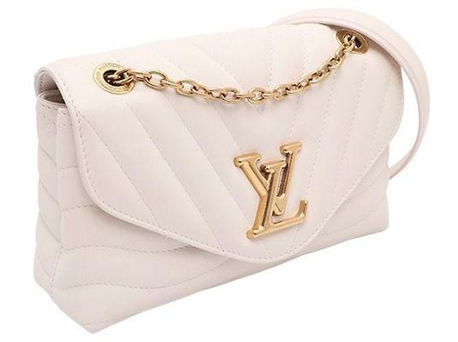 Louis Vuitton Borsa a Spalla e Borsa a Tracolla New Wave Chain Bianco - vista 2