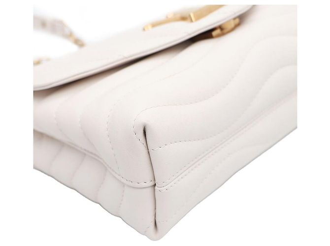 Louis Vuitton Borsa a Spalla e Borsa a Tracolla New Wave Chain Bianco - vista 5