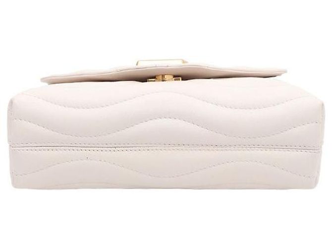 Louis Vuitton Borsa a Spalla e Borsa a Tracolla New Wave Chain Bianco - vista 6