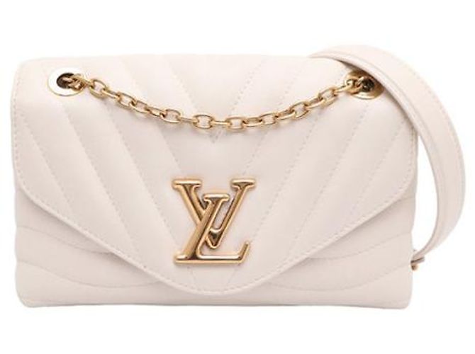 Louis Vuitton Borsa a Spalla e Borsa a Tracolla New Wave Chain Bianco - vista 9