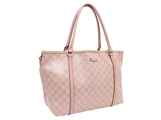 Gucci Borsa a tracolla shopper Supreme in tela Rosa - vista 10