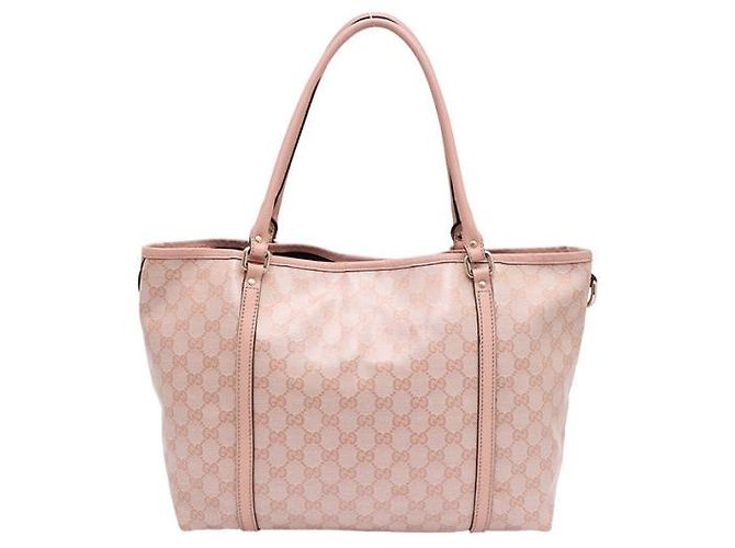 Gucci Borsa a tracolla shopper Supreme in tela Rosa - vista 11