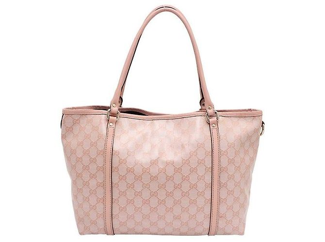 Gucci Borsa a tracolla shopper Supreme in tela Rosa - vista 3