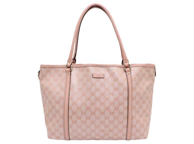 Gucci Borsa a tracolla shopper Supreme in tela Rosa - vista 9