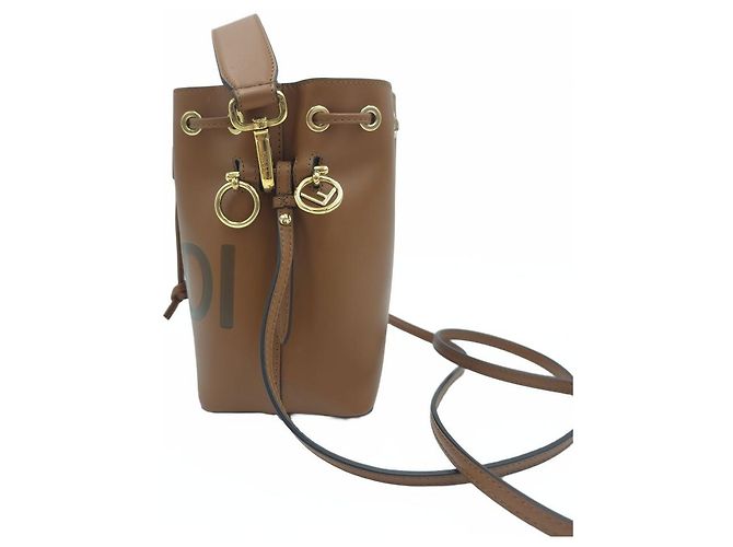 Fendi Mon Tresor Mini Bucket Bag Braun - Ansicht 12