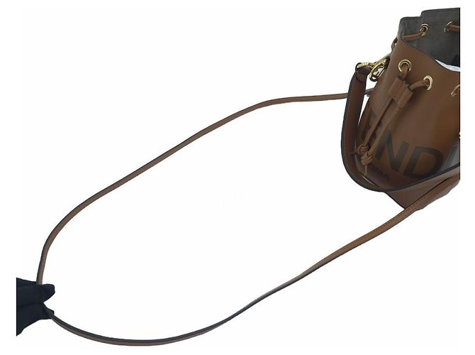 Fendi Mon Tresor Mini Bucket Bag Braun - Ansicht 17