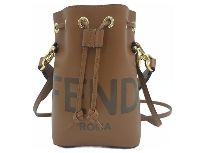Fendi Mon Tresor Mini Bucket Bag Braun - Ansicht 2