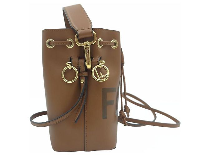Fendi Mon Tresor Mini Bucket Bag Braun - Ansicht 4