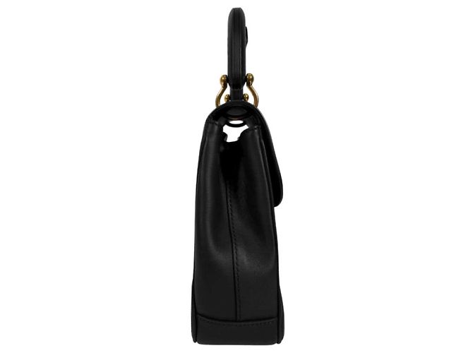 Burberry Leder-Tote-Tasche mit Tragegriff Medium Schwarz - Ansicht 6