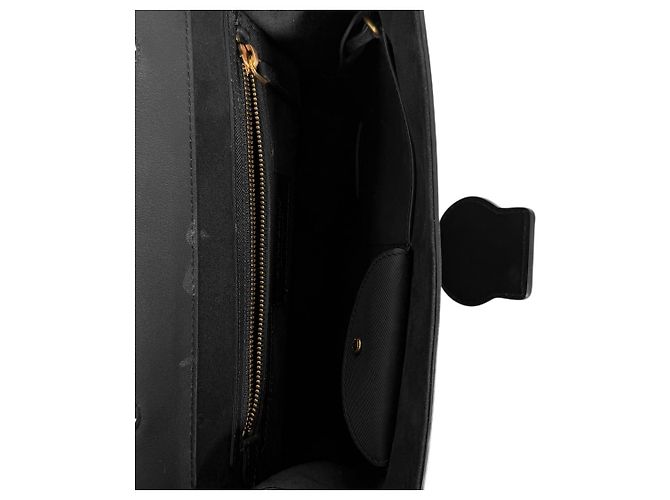 Burberry Leder-Tote-Tasche mit Tragegriff Medium Schwarz - Ansicht 9