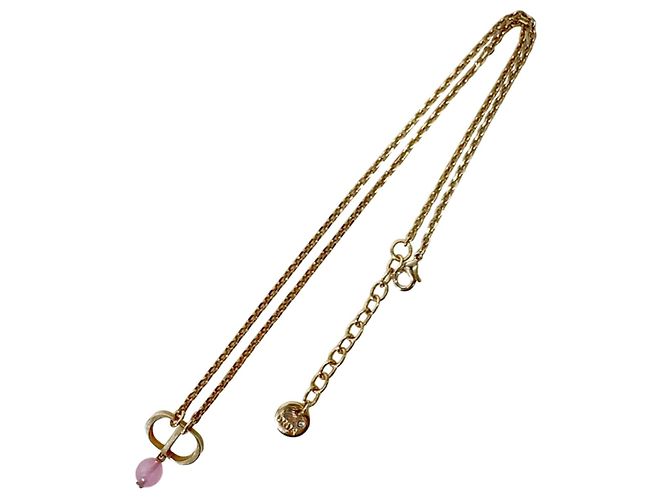 Dior Collana Petit CD Icon Pearl Rose Gold Pink da donna Rosa - vista 2