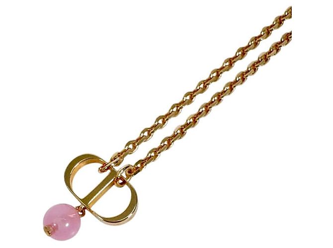 Dior Collana Petit CD Icon Pearl Rose Gold Pink da donna Rosa - vista 4