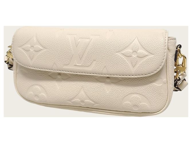 Louis Vuitton Portafoglio con catena Monogram Empreinte beige Ivy Marrone - vista 2