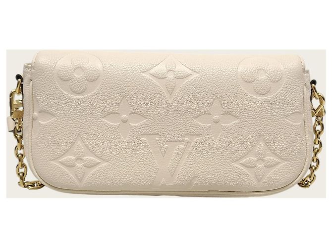 Louis Vuitton Portafoglio con catena Monogram Empreinte beige Ivy Marrone - vista 5