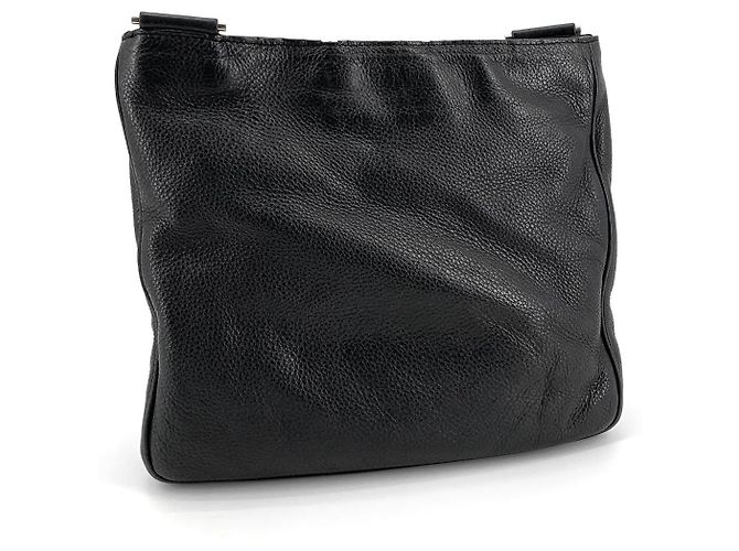 Prada Umhängetasche Vitreous Triangle Logo Messenger Bag Crossbody Schwarz - Ansicht 3