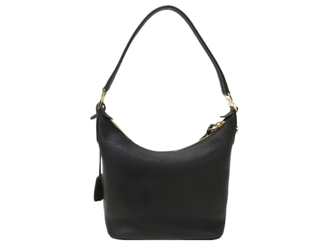 Prada Borsa Hobo a tracolla nera Nero - vista 5